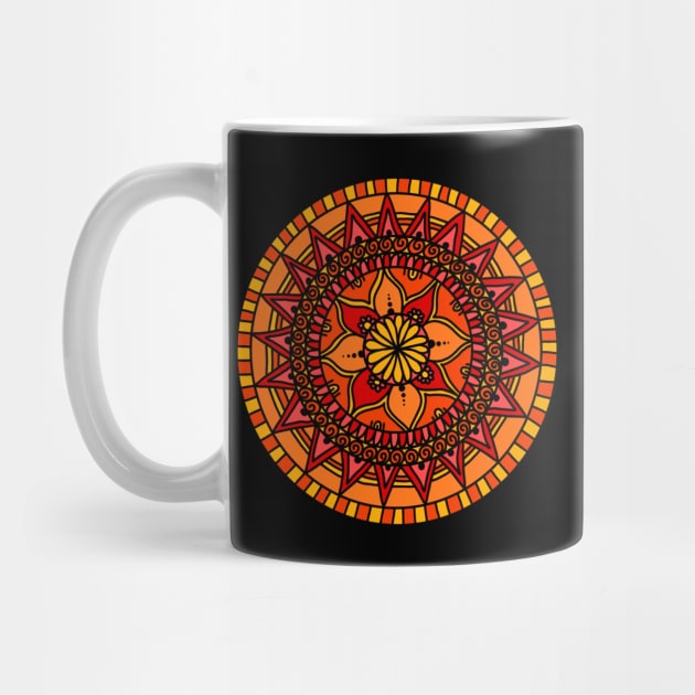 Warm Tone Mandala by Literallyhades 